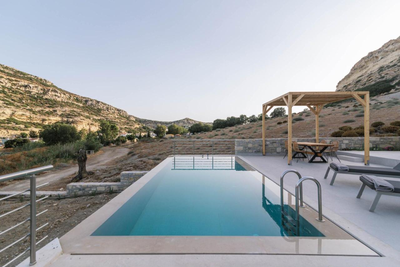Luxury Villas Ammos In Style Matala Eksteriør billede