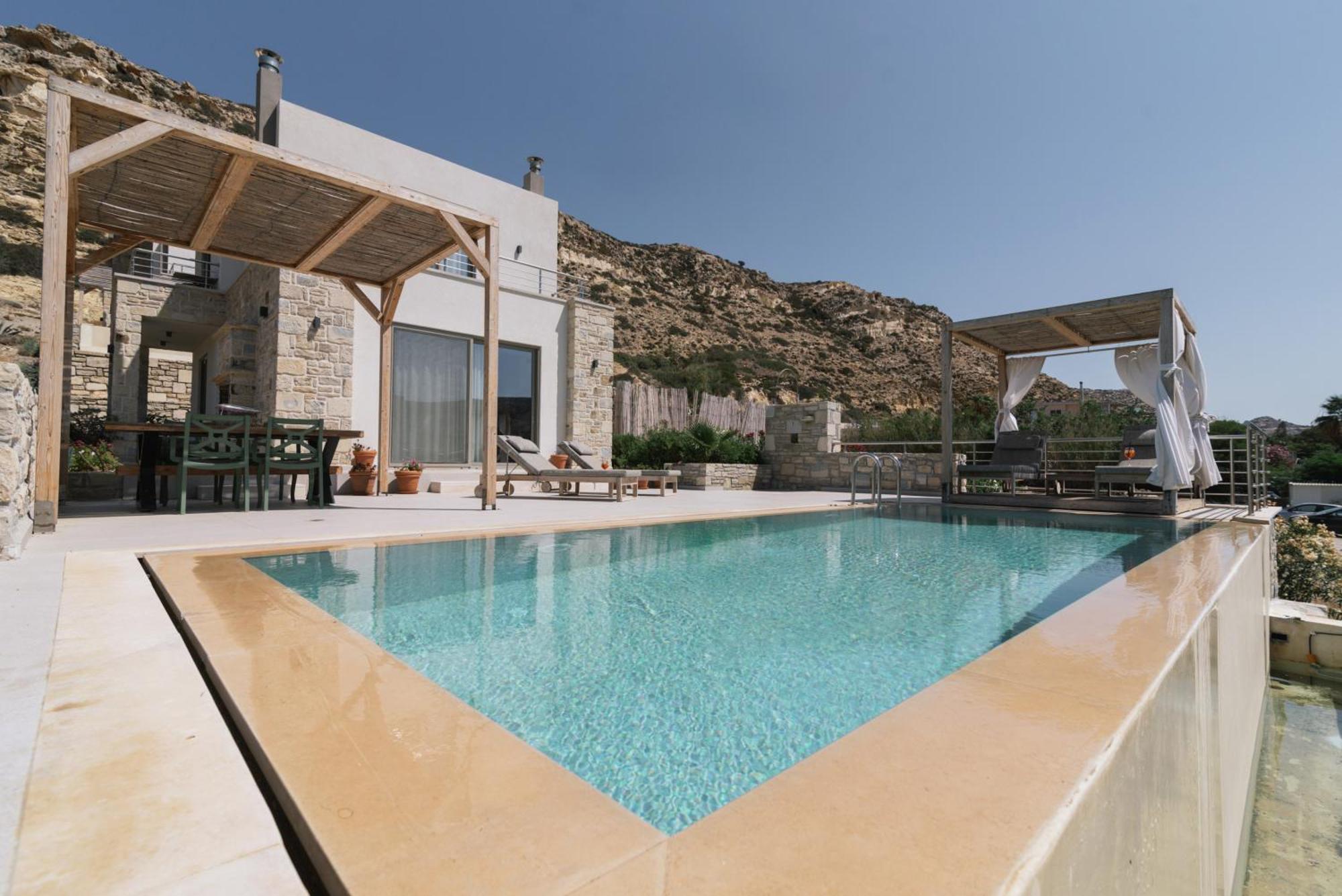 Luxury Villas Ammos In Style Matala Eksteriør billede