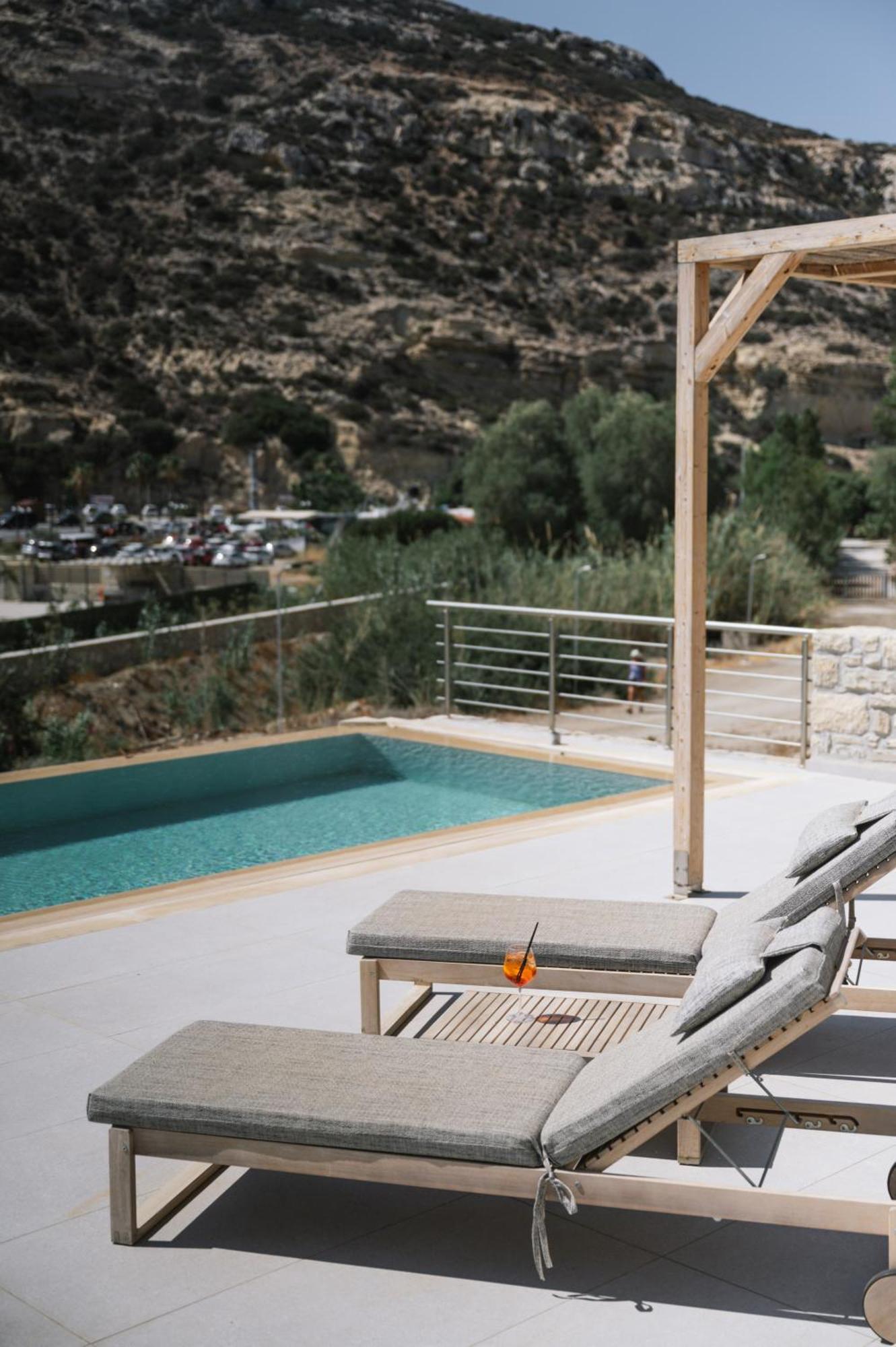 Luxury Villas Ammos In Style Matala Eksteriør billede