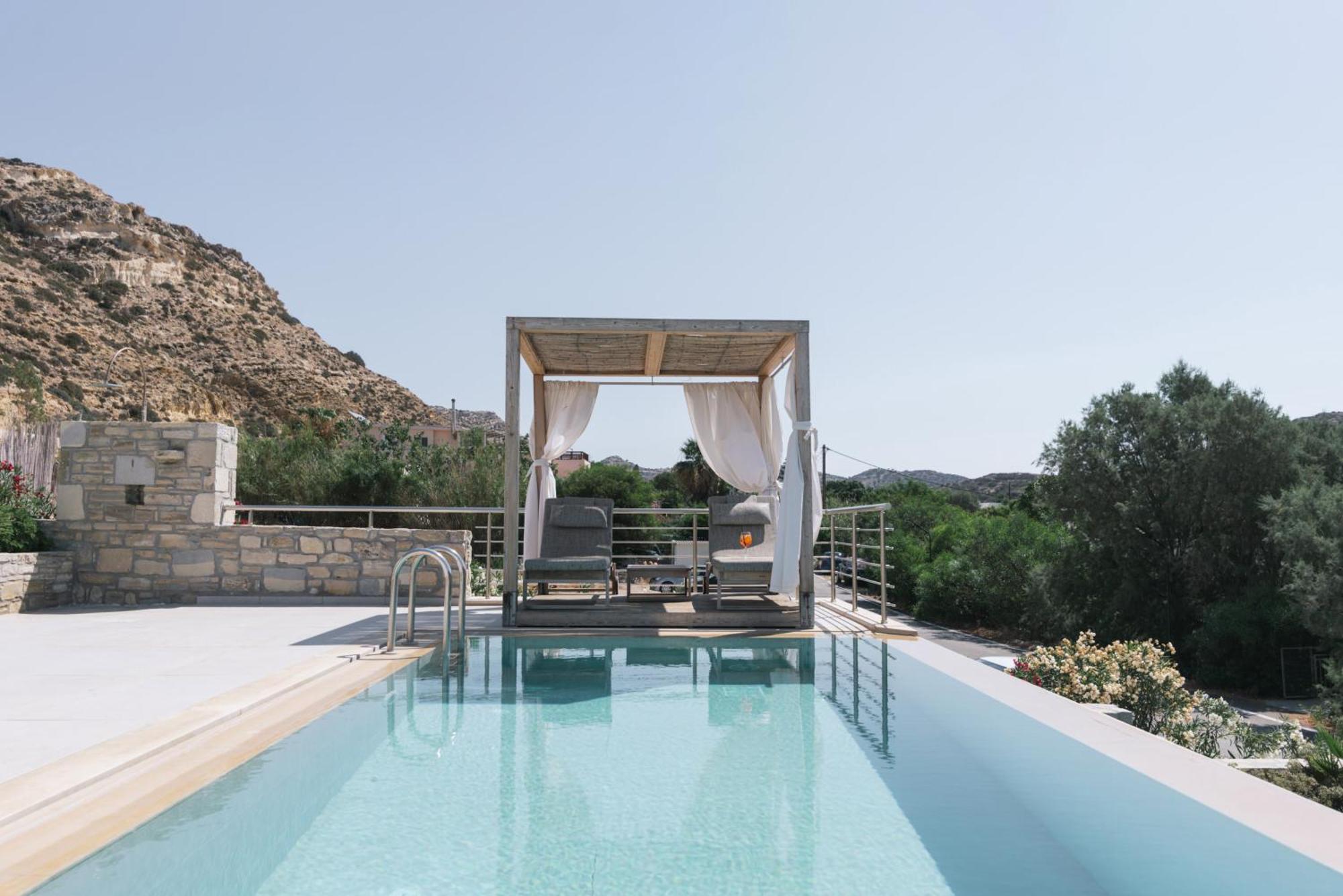 Luxury Villas Ammos In Style Matala Eksteriør billede