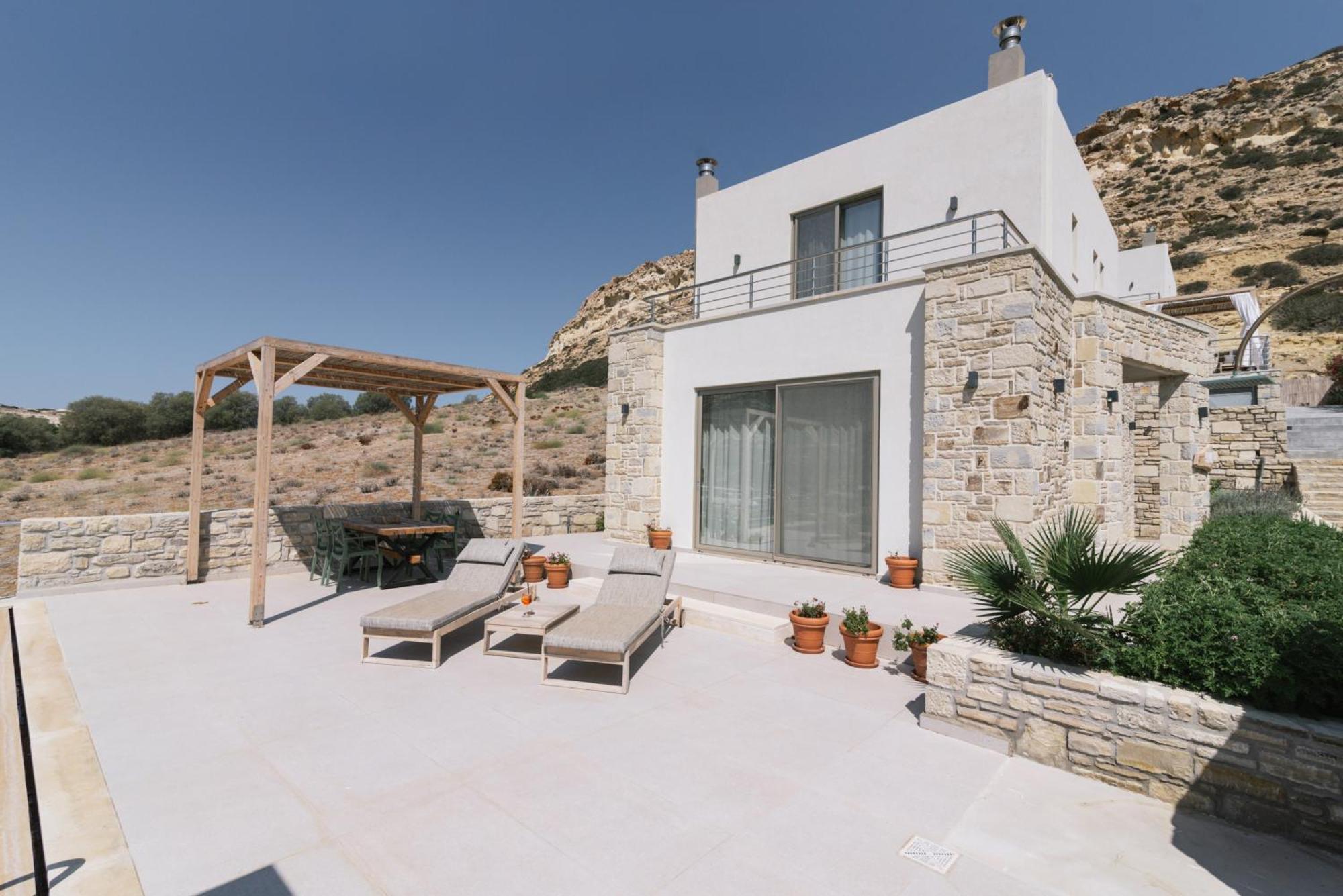 Luxury Villas Ammos In Style Matala Eksteriør billede