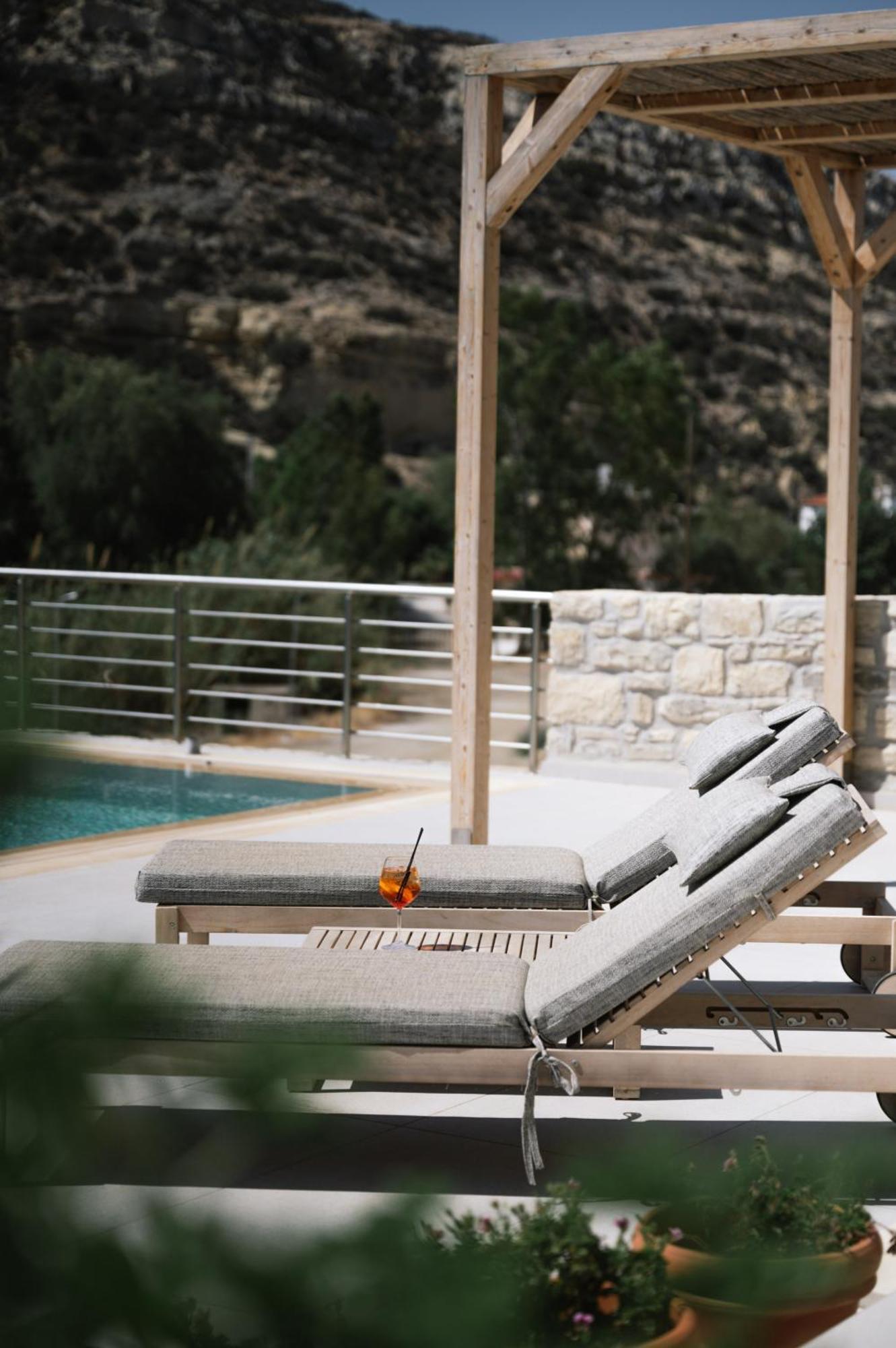 Luxury Villas Ammos In Style Matala Eksteriør billede