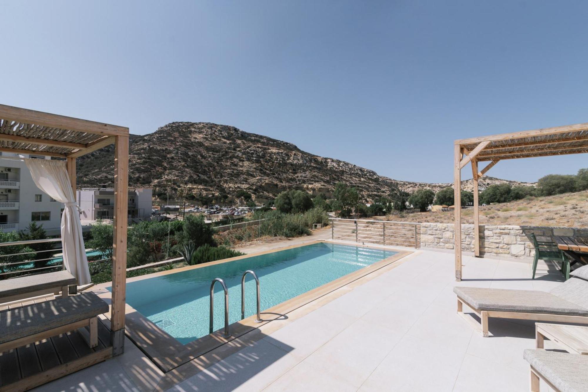 Luxury Villas Ammos In Style Matala Eksteriør billede