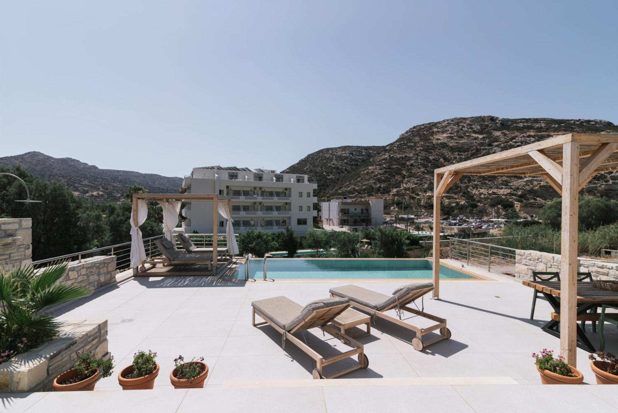 Luxury Villas Ammos In Style Matala Eksteriør billede