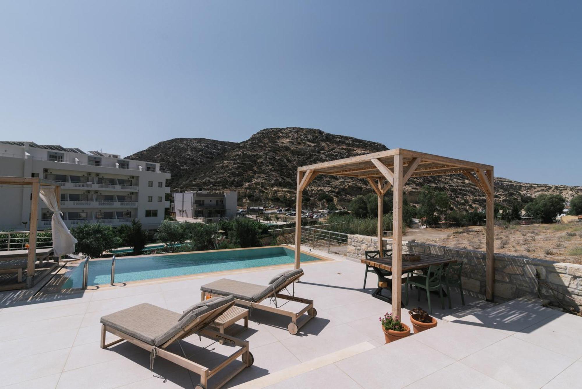 Luxury Villas Ammos In Style Matala Eksteriør billede